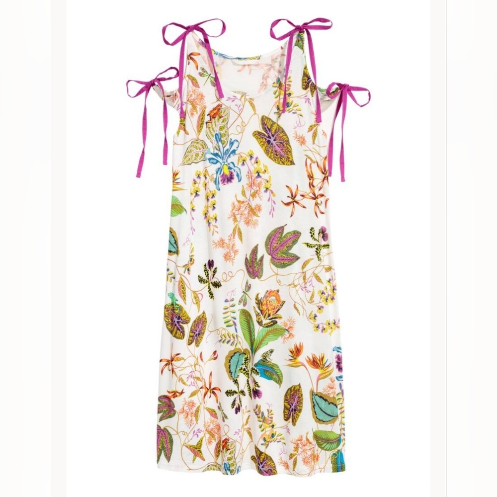 H&M Patterned Viscose Dress